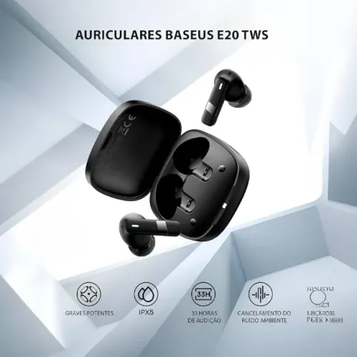 Fone sem fio Baseus E20 - Bluetooth 5.3
