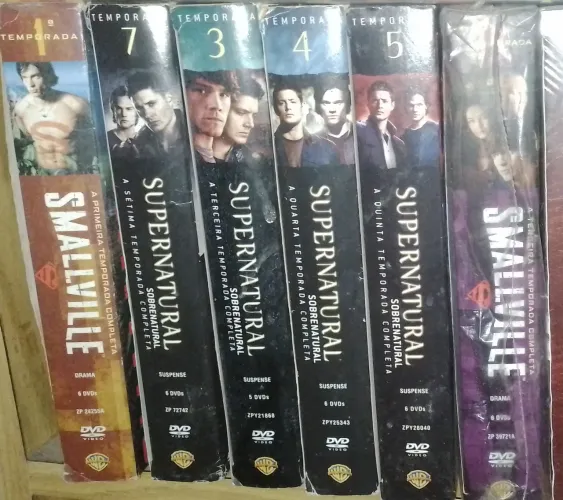 BOX TEMPORADAS SUPERNATURAL SERIE ORIGINAL DVDS