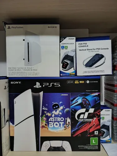 PS5 combo de produtos novos