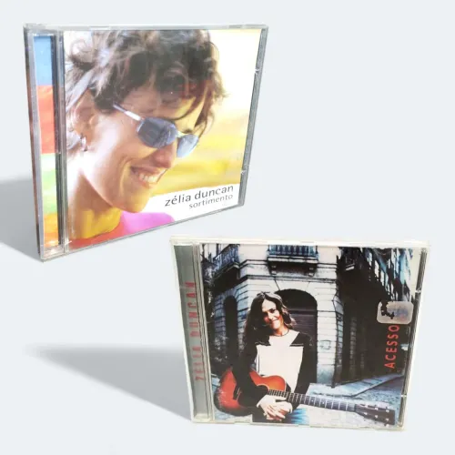 Lote 2 Cds Zélia Duncan - Sortimento E Acesso Originais