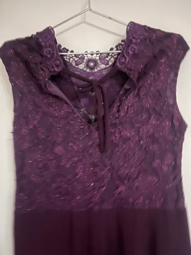 Vestido de festa roxo