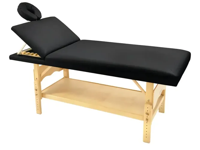 Maca fixa com pleiades reclinaveis impecáveis.- Legno, na cor preta.