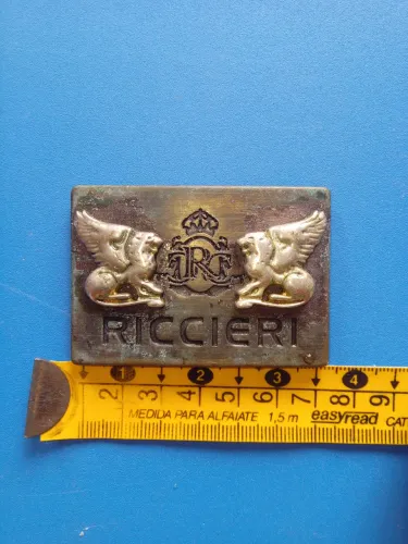 Plaqueta Antiga Riccieri 