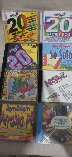 Kit 8 cds forró  somzoom  por 78