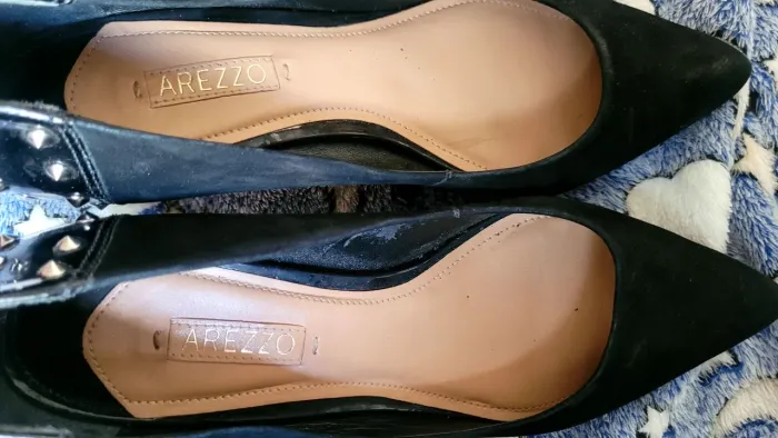 Sapato alto arezzo,  39 com taxinhas