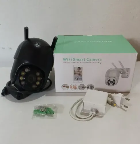 Câmera Vigilância Besder 1080p WiFi Detecção Humana Áudio Giratória