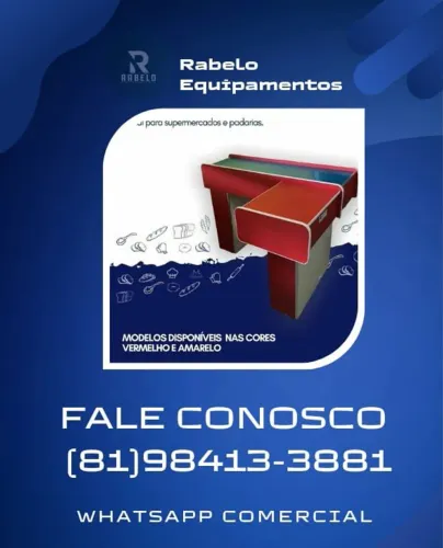 Balcão caixa checkout comercial de madeira em até 10x sem juros no cartão
