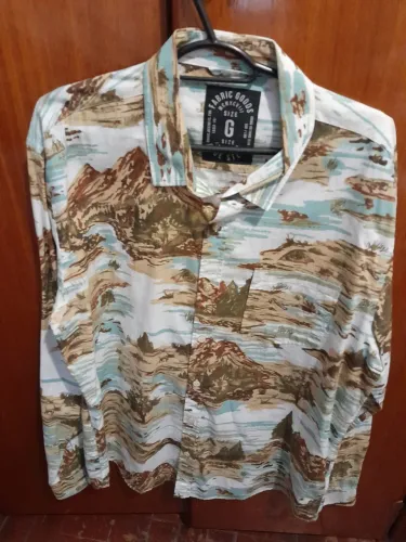 Camisa Estampada Blue Steel (Renner) G
