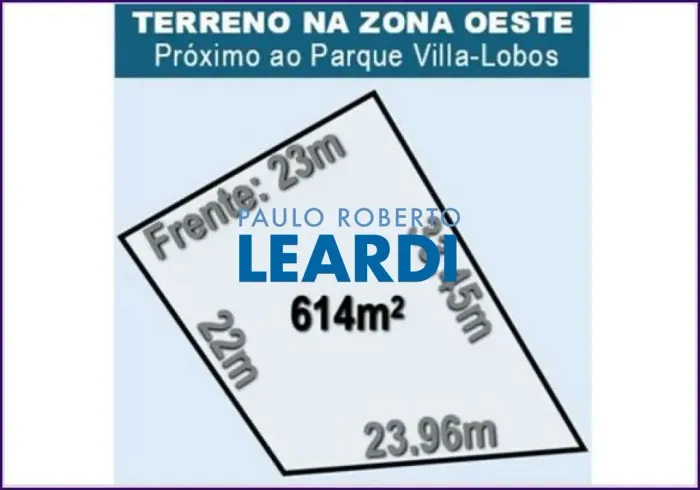 TERRENO - CITY BOAÇAVA - SP