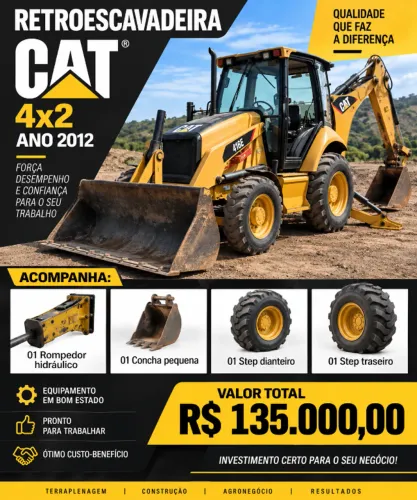 retro Cat 4x2 ano 2012