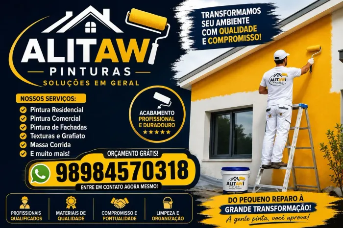 Alitaw Pinturas | Pintura Residencial, Comercial e Soluções em Geral