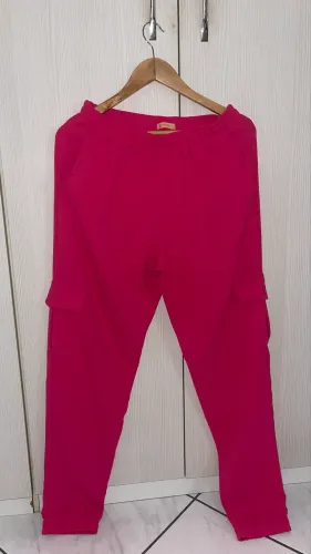 CALÇA CARGO PINK