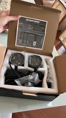 Par Farol De Milha Auxiliar Led 100W p/ BMW R1200GS - Novo