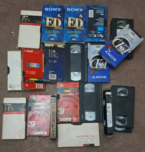 Lote VHS de Gravações 