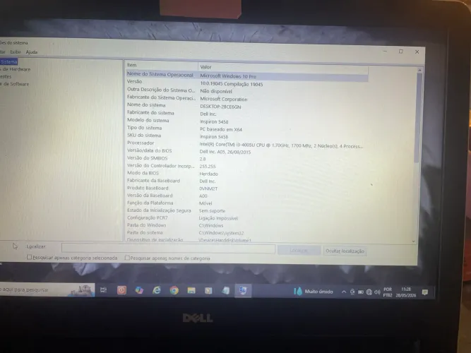 Notebook Dell Inspiron 5458 com ssd