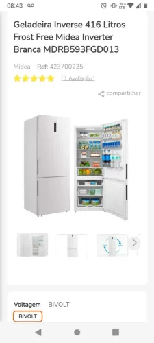 Geladeira midea