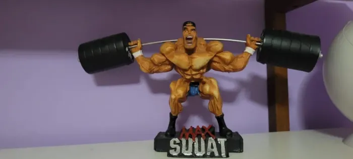 Boneco De Musculação Exercício Agachamento Max Squat