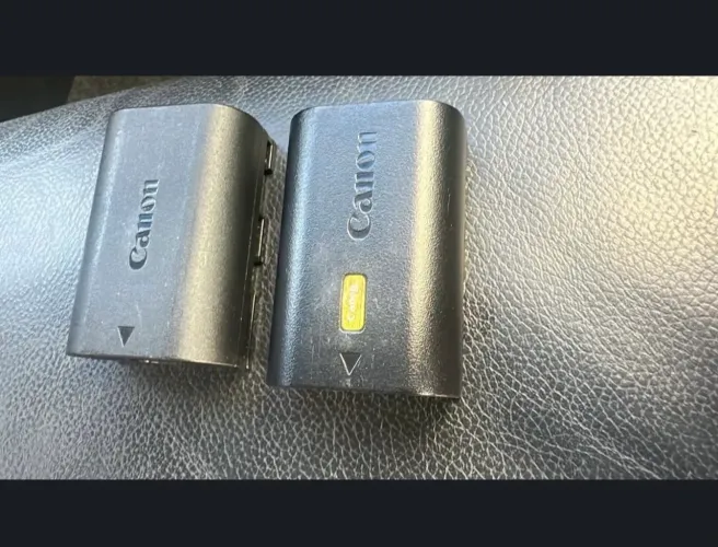 2 baterias Canon originais LPE6NH e LPE6N