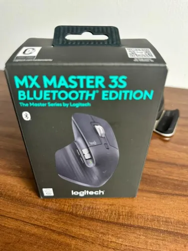Mouse Logitech Mx Master 3s LACRADO ! NOVO ! N.Fiscal e 1 ano de Garantia,Bluetooth Editio