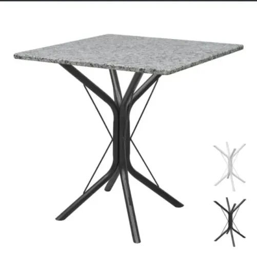 Mesa de Jantar / base + granito 4 lugares 70x70