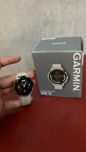 Garmin Venu 3s Gold Seminovo impecável +Garantia (LOJA FÍSICA)