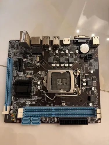 Vendo Placa Mãe Modelo GoLine usada, ChipsetH61