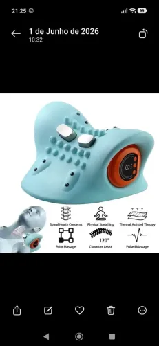 Massageador Cervical Elétrico Pescoço