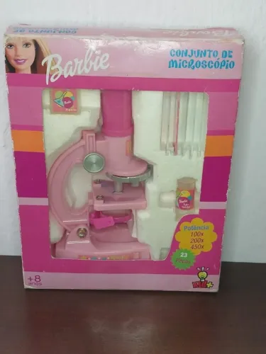 microscópio da barbie