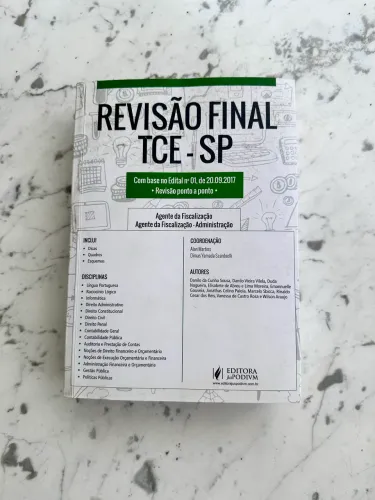 livro revisão final - TCE SP