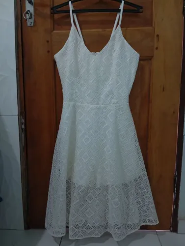 macacão vip fashion branco m