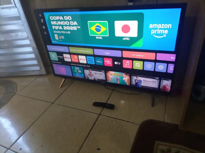 Smart LG 55 polegadas 4k com Alexa e comando de vós