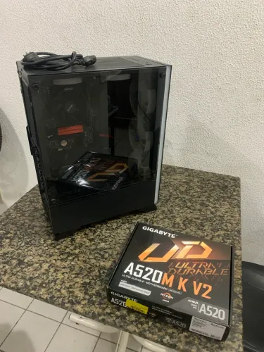 PC Ryzen 5 3400G com placa mãe nova