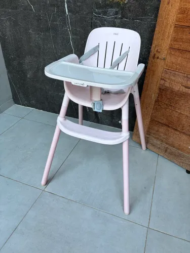 Cadeira de alimentação burigotto rosa