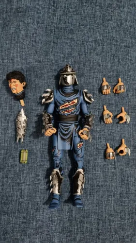 Battle Damaged Shredder Tartarugas ninja Neca
