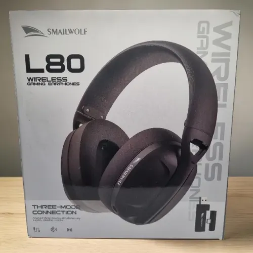 Headset Gamer SMAILWOLF L80 Wireless Bluetooth 2.4G Branco