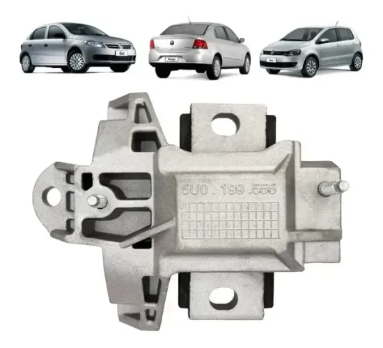 Coxim de Caixa de Câmbio VW 5U0199555E, Fox, Gol, Polo, Saveiro, SpaceFox, Voyage