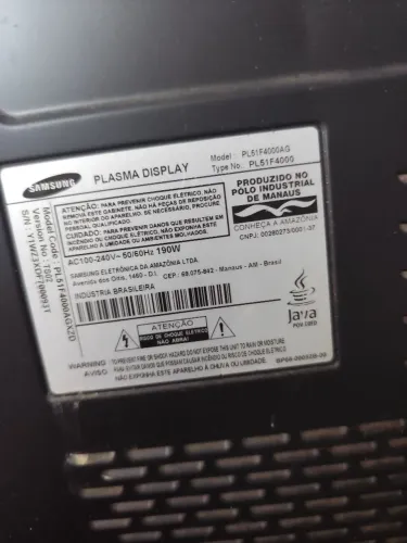 TV Samsung 51 polegadas não é smart