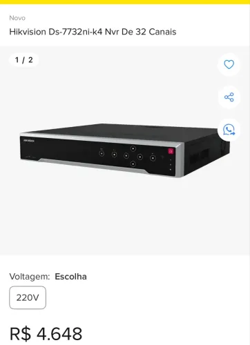 Hikvision Ds-7732ni-k4 Nvr De 32 Canais