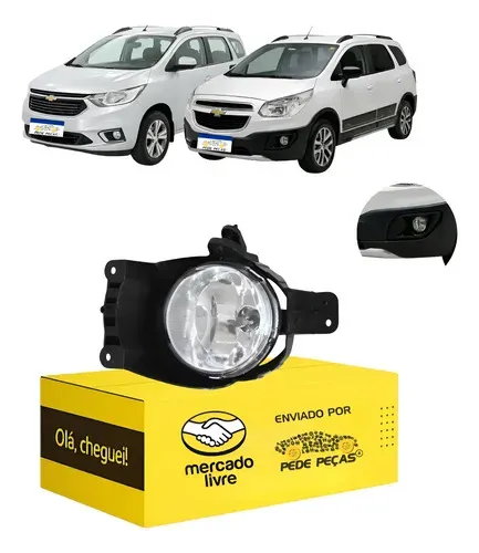 Farol Milha Cibié Gm Spin 2012 2013 2014 2015 16 A 2024 Le Cristal