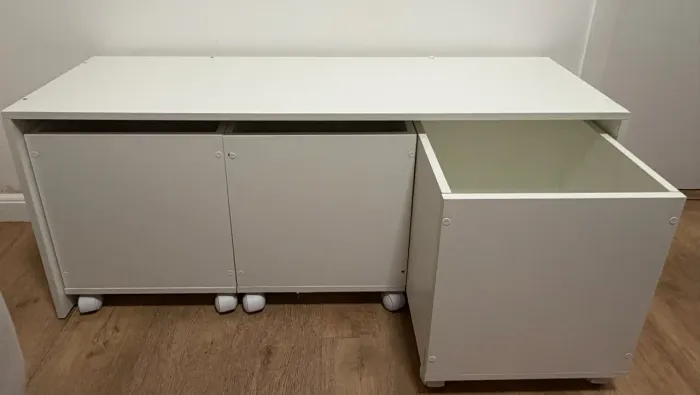 Rack com 3 baús infantil