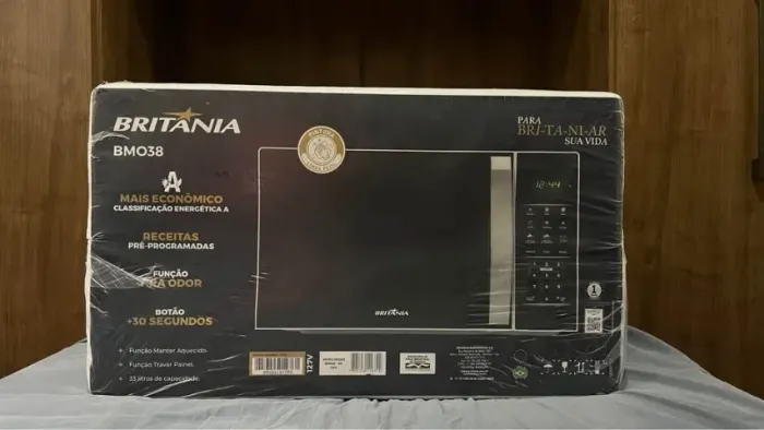 Micro-ondas Britânia 33L 1400W - Novo Lacrado - 127v