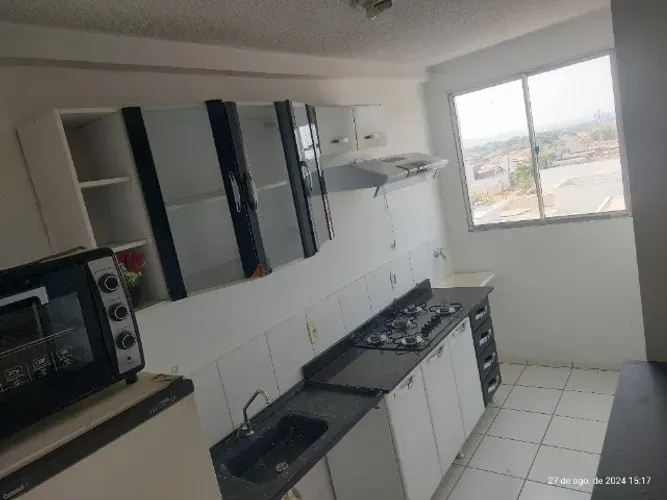 Chácara Santa Rita, apartamento 2/4 próx. anel viário, condomínio Madrid atacadista Costa