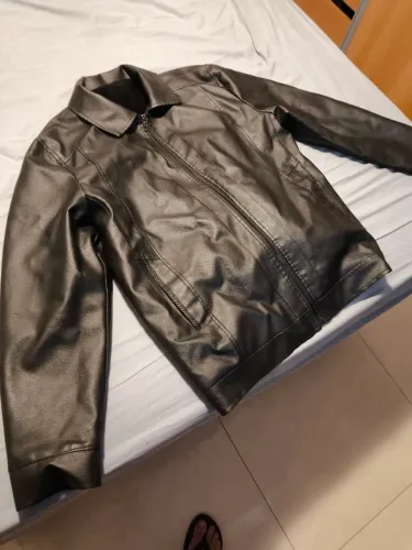 Jaqueta de couro