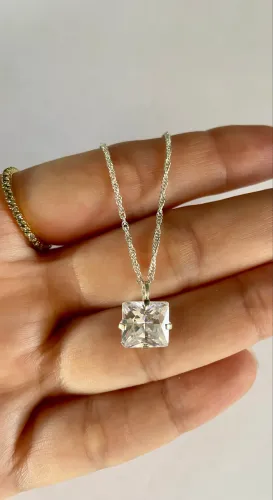 Conjunto novo de prata 925 maciça