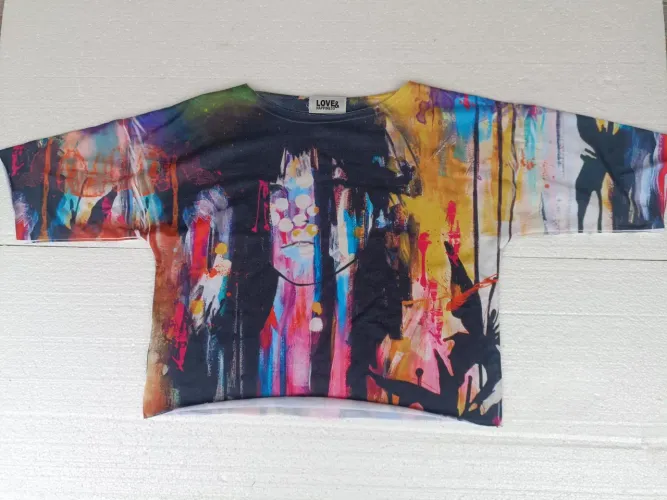 Camiseta estampada Tam único