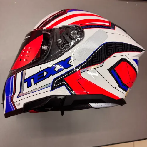 Capacete texx kaiman países com óculos interno 