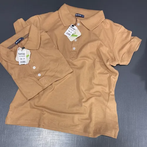 Atacado de polos feminina 100% algodão