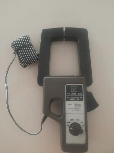 KYORITSU modelo 8103 adaptador de braçadeira CA amplificador medidor 15 a 1500A alcance CA