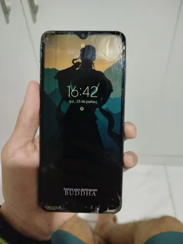 Samsung Galaxy M12 com 64 GB de armazenamento e 4 GB de memória RAM com avarias(no Touch).