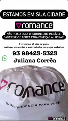 Cadastro para Revenda de produtos Romance e Favorita